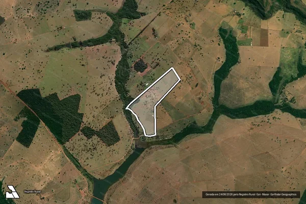 Imagem de satélite de FAZENDA CERVO ? GUARIROBA - FAZENDA CERVO ? GUARIROBA em Caçu - GO