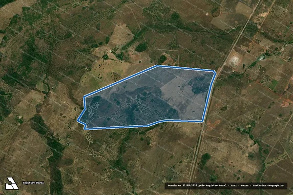 Imagem de satélite de FAZENDA CARANDÁ ? ÁREA C - ÁREA C em Rosário Oeste - MT