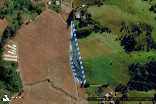 Imagem de satélite de Parte do Lote Colonial nº 20 - GLEBA B em Anchieta - SC