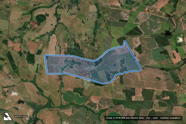 Imagem de satélite de Fazenda Lagoa - Fazenda Lagoa em Cardoso - SP