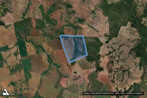 Imagem de satélite de FAZENDA FORQUILHA - Parte 1 em Santa Tereza de Goiás - GO