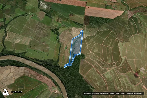Imagem de satélite de FAZENDA SANTA FÉ - Lote C em Santa Isabel do Ivaí - PR