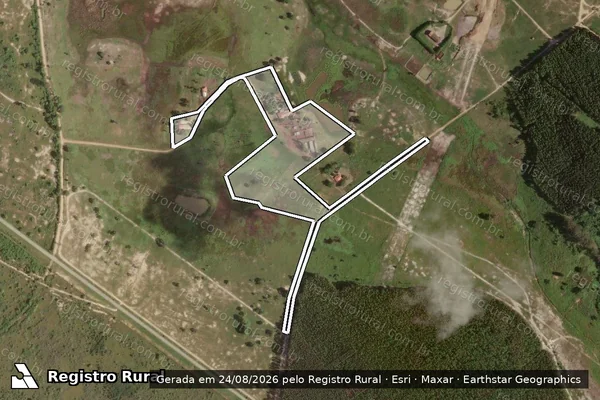 Imagem de satélite de FAZENDA NOVO HORIZONTE PARTE 1 E PARTE 2 - GLEBA 1 - 001 em Vitória da Conquista - BA