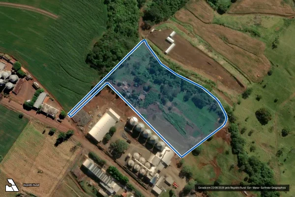 Imagem de satélite de LOTE 493, 494, 514 ? REM -  LOTE 493, 494, 514 ? REM em Borrazópolis - PR