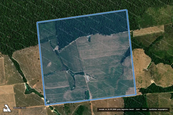 Imagem de satélite de Fazenda Morena - Parcela 1 em Castanheira - MT