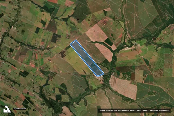 Imagem de satélite de FAZENDA SÃO JORGE ? Parte I - Fazenda São Jorge ? Parte I em Paranavaí - PR
