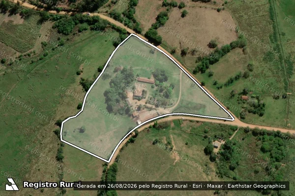 Imagem de satélite de FAZENDA CALIFÓRNIA - Parcela 1 em Barão de Monte Alto - MG
