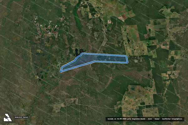 Imagem de satélite de Fazenda Tremedal - Parte 5 em Cáceres - MT