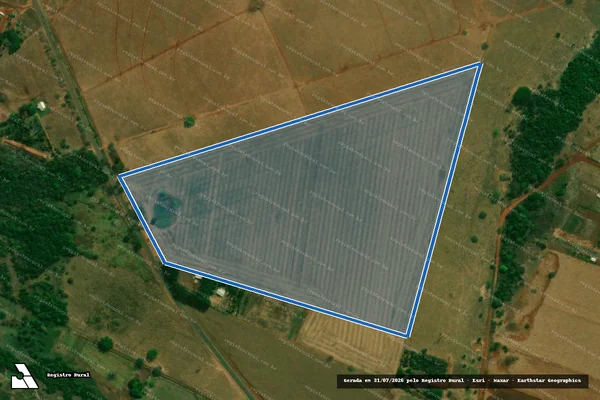 Imagem de satélite de SÍTIO SANTA FÉ - PARTE I em Tangará da Serra - MT