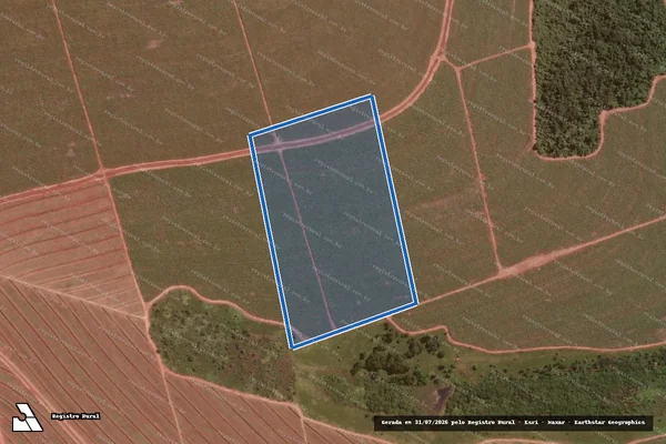 Imagem de satélite de Estância Herança do Senhor - Estância Herança do Senhor em Paraguaçu Paulista - SP