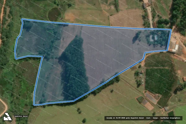 Imagem de satélite de Chácara Boa Vista - Parte 1 em Heliodora - MG