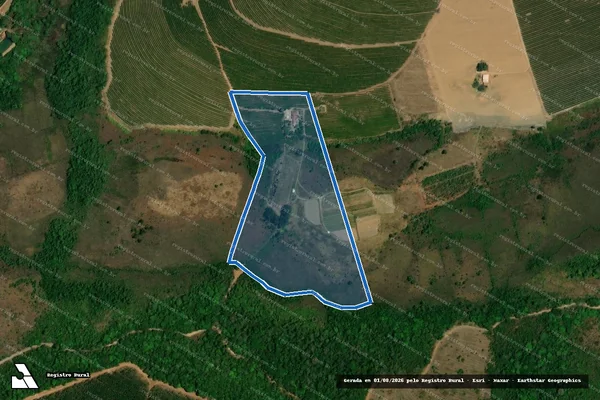 Imagem de satélite de Fazenda Batalha - PARCELA 02 COORIGIDA 1 em Estrela do Sul - MG