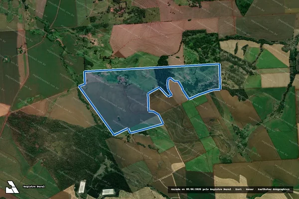 Imagem de satélite de FAZENDA SANTA SILVIA - 001 em Itambaracá - PR