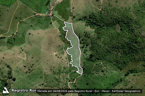 Imagem de satélite de FAZENDA RIACHO DE AREIA - Parte 5 em Ubaíra - BA