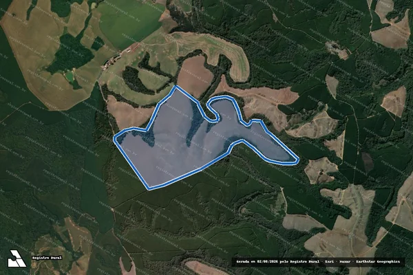 Imagem de satélite de FAZENDA AREIA PRETA - Parte 1 em Reserva - PR