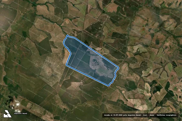 Imagem de satélite de FAZENDA SÃO PAULO - Gleba 02/03 em Santa Rita do Araguaia - GO