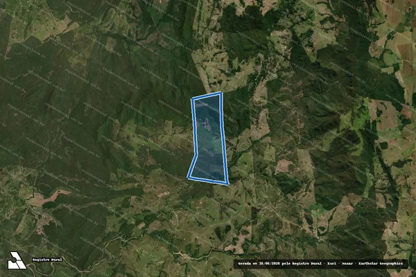Imagem de satélite de Fazenda Recanto - PARTE 1 em Porto Murtinho - MS