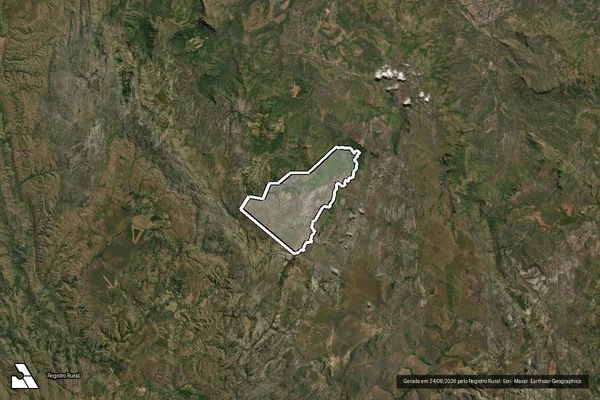 Imagem de satélite de FAZENDA SÃO JOÃO DO OURO FINO - Gleba 01 em Cavalcante - GO