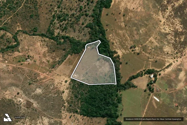 Imagem de satélite de FAZENDA FORMOSO - Gleba 09 em Formoso - MG