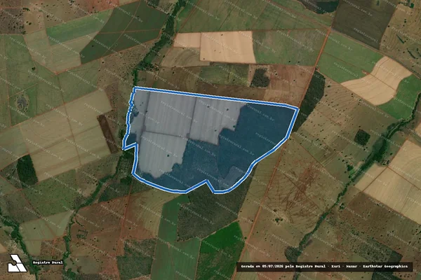 Imagem de satélite de FAZENDA MONTE ALTO - Parte 1 em Iturama - MG