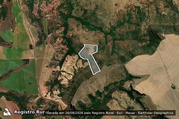 Imagem de satélite de FAZENDA SOBRADINHO - Parte 1 em Caiapônia - GO