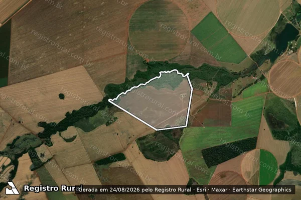 Imagem de satélite de FAZENDA POUSO ALTO - Parcela 05 em Paraúna - GO