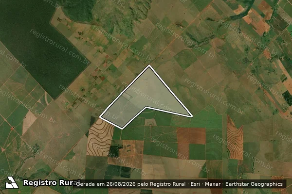 Imagem de satélite de Fazenda Mina / Parte 1 em Presidente Venceslau - SP