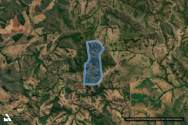 Imagem de satélite de FAZENDA BONITO, FORMOSO OU SANTA TEREZA - Parcela 1 em Mara Rosa - GO
