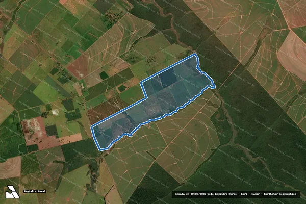 Imagem de satélite de FAZENDA SÃO JUDAS TADEU em Ivinhema - MS