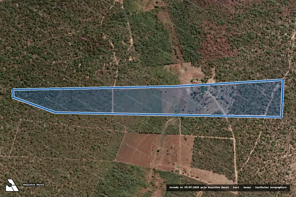 Imagem de satélite de FAZENDA TERRA PRETA  - Parte 1 em Marcos Parente - PI