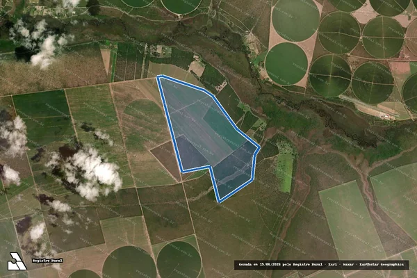 Imagem de satélite de FAZENDA FAEDO V - Parte 1 em Barreiras - BA