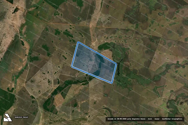 Imagem de satélite de FAZENDA BARRETOS em Barra do Garças - MT