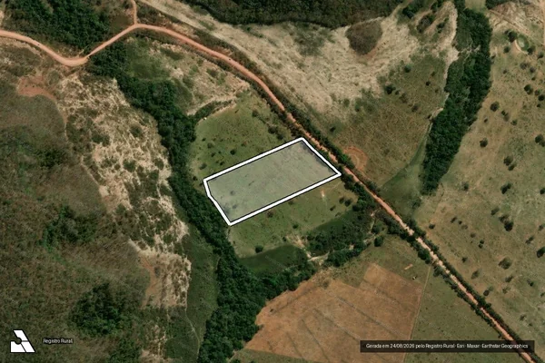 Imagem de satélite de Fazenda Serra Negra / Gleba 1 - Parte 1 em Corguinho - MS