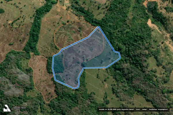 Imagem de satélite de FAZENDA TAPADA_SEIO DE ABRAÃO - Gleba 2 em Iguatama - MG