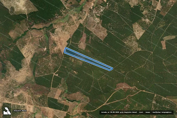 Imagem de satélite de Fazenda Pé do Morro - Gleba 04 em Berizal - MG