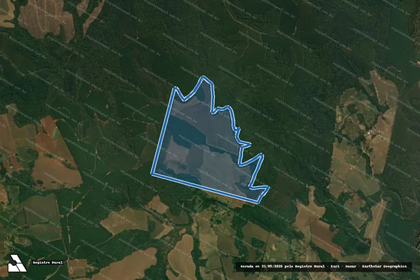 Imagem de satélite de SÍTIO BARRA MANSA - Única em Reserva - PR