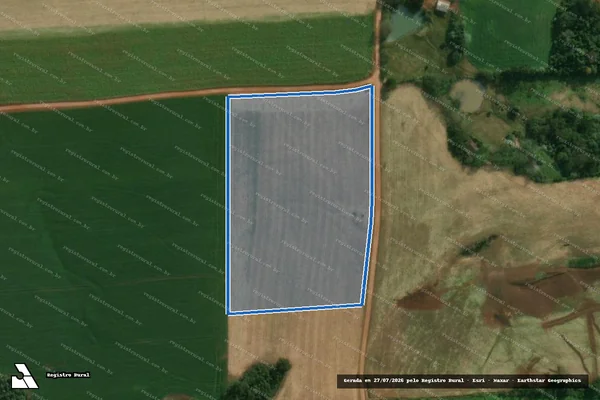 Imagem de satélite de Parte do Lote Rural nº 27 - Gleba 1 em Descanso - SC