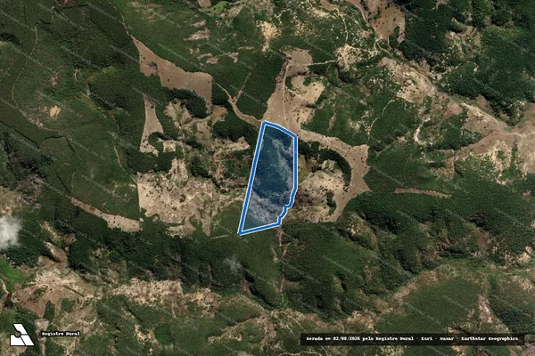 Imagem de satélite de Lote 35 - Projeto de Assentamento Jardineira - Parte 1 em Monte Formoso - MG