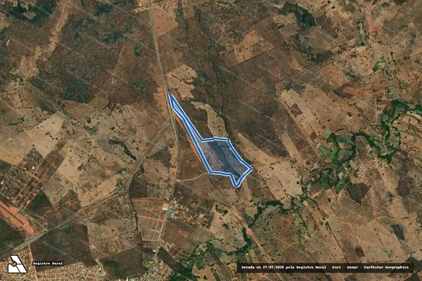 Imagem de satélite de Fazenda Palmeiras - PARCELA 04 em Cocos - BA