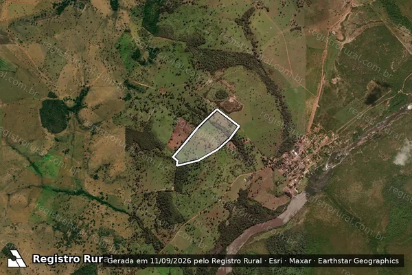Imagem de satélite de SÍTIO DIVINO PAI ETERNO III - Parte 2 em Novo São Joaquim - MT