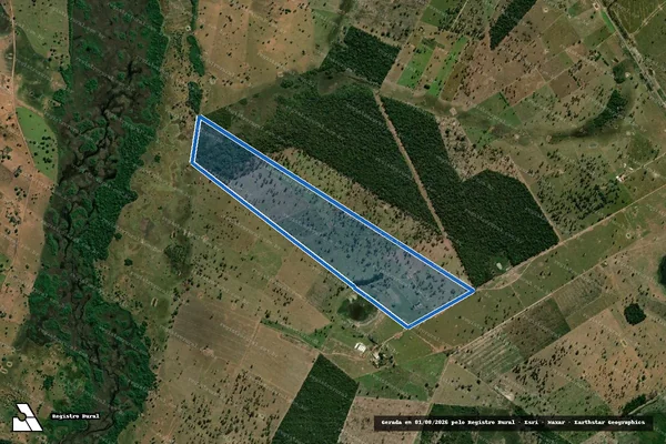 Imagem de satélite de Estância Oliveira - Parcela 1 em Cáceres - MT