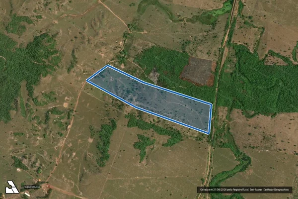 Imagem de satélite de FAZENDA SANTA RITA - Parte 1 em São Francisco do Brejão - MA