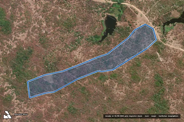 Imagem de satélite de FAZENDA CENTRAL ? LOTE 0138 - Parte 1 em Santa Quitéria - CE