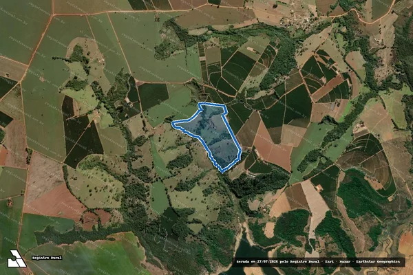 Imagem de satélite de FAZENDA BOM JARDIM - Parte 1 em Patrocínio - MG