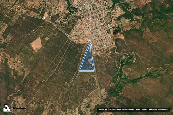 Imagem de satélite de Fazenda Borá - Lote Nº 53 ? Loteamento Terras do Município de Mambaí ? 4ª Etapa - Lote Nº 53 Gleba 2 em Mambaí - GO