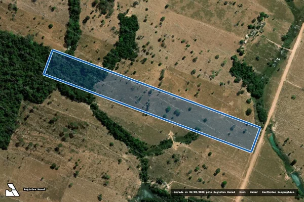 Imagem de satélite de SÍTIO UNIÃO - SÍTIO UNIÃO (LOTE 157/1-B) em Paranaíta - MT