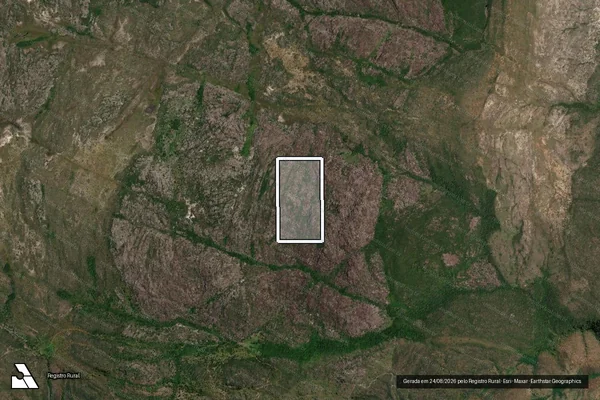 Imagem de satélite de Fazenda do Riachão - Parte 1 em Buenópolis - MG