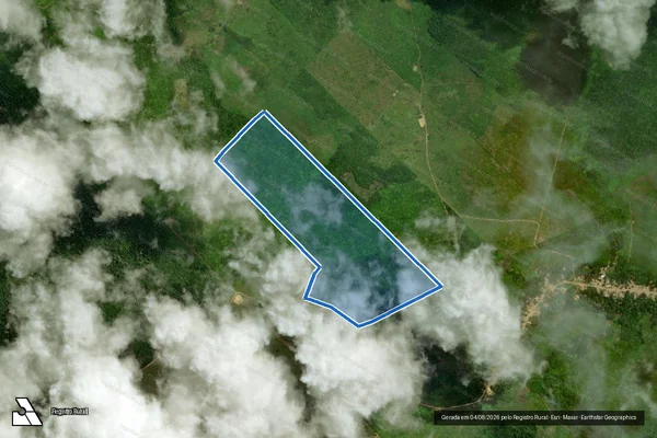 Imagem de satélite de FAZENDA QUEIMADAS - LOTE 22 em Santa Luzia - MA
