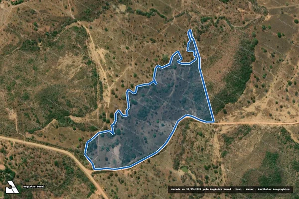 Imagem de satélite de FAZENDA BARREIRO DA ONÇA E SERTÃO - Parte 1 em Alto Paraíso de Goiás - GO