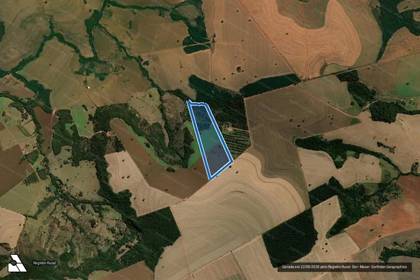 Imagem de satélite de FAZENDA VARGINHA PARAÍSO - 001 em Rio Verde - GO